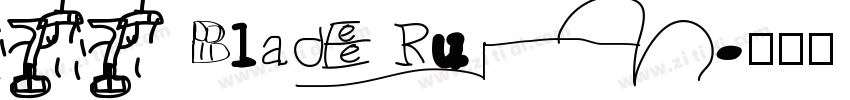 77 Blade Rush字体转换